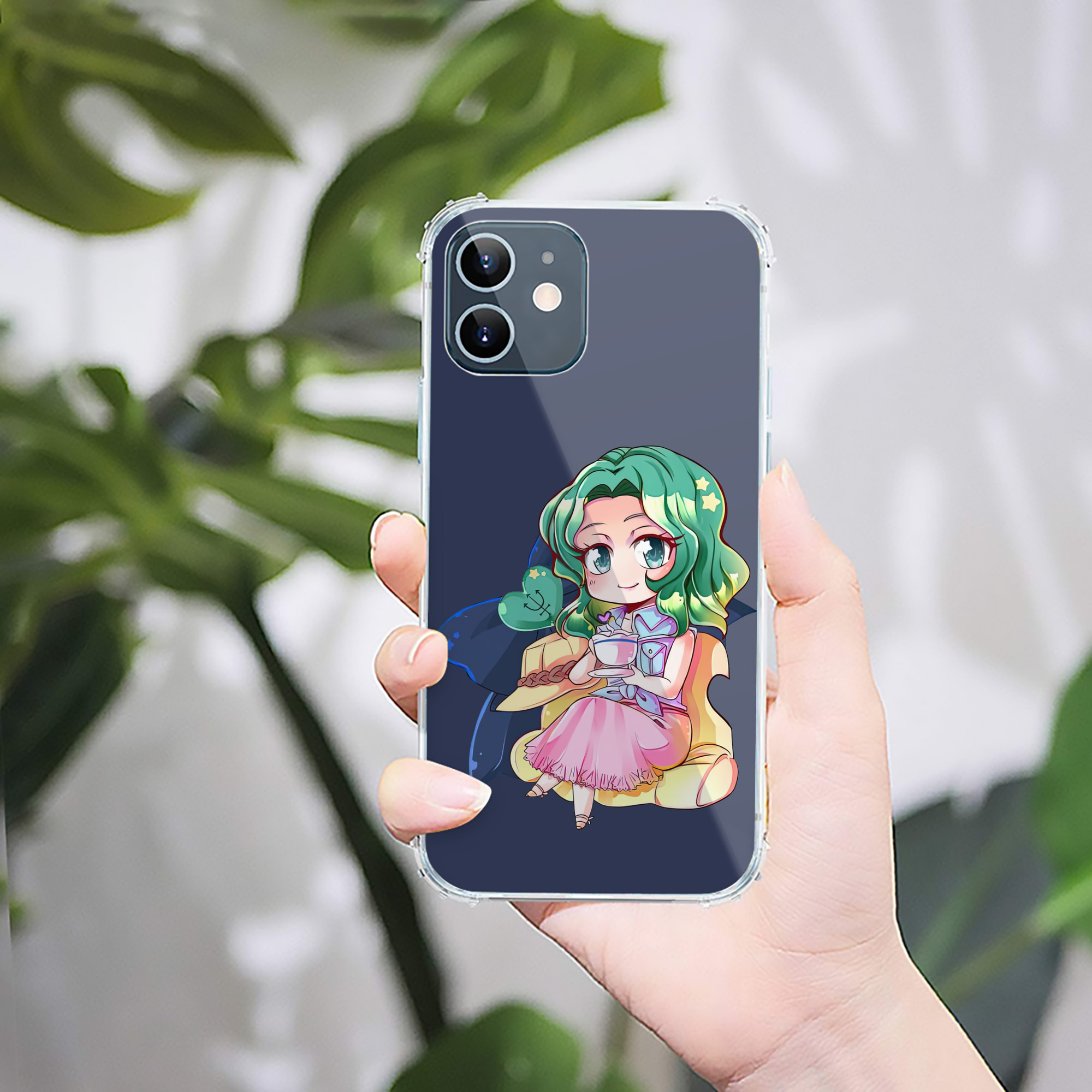 （画像用） 美少女戦士セーラームーン 海王 みちる（かいおう みちる） Sailor Moon Kaiou Michiru 【iPhone 12シリーズ対応】透明スマホケース（クリアソフトケース）
